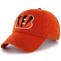 Casquette ajustable Cincinnati Bengals '47 Brand Orange Cleanup pour homme