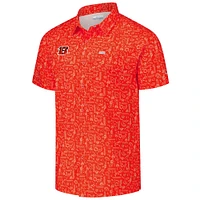 Chemise boutonnée Omni-Wick Super Slack Tide pour homme Columbia PFG Orange Cincinnati Bengals