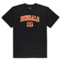 Concepts pour homme Noir/gris chiné Sport Cincinnati Bengals Big & Tall T-shirt et pantalon Ensemble de nuit