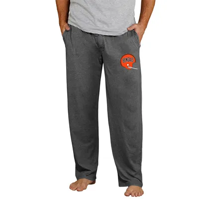 Cincinnati Bengals Concepts Sport Retro Quest Knit Pants - Charcoal