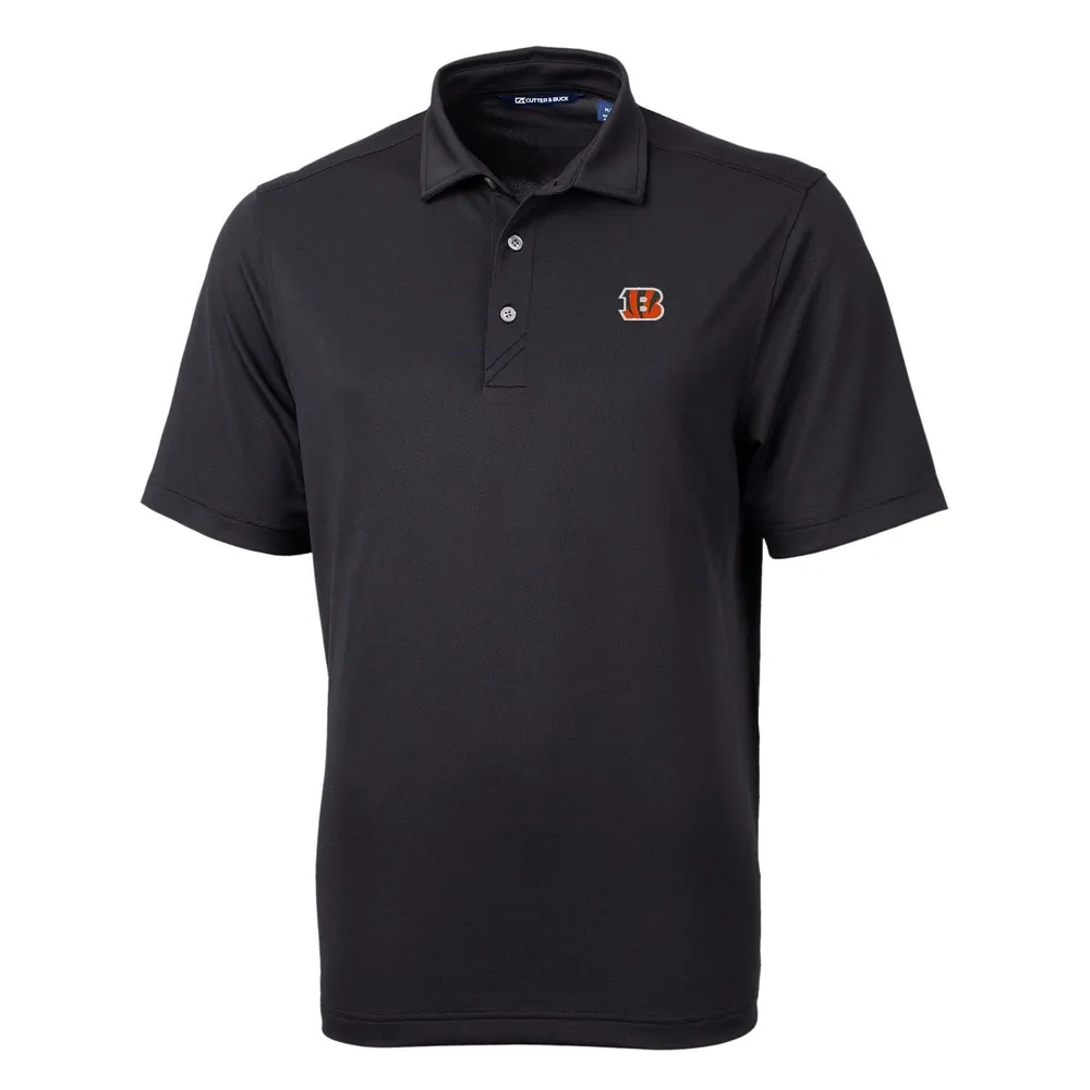 Cincinnati Bengals NFL Mens White Stripe Polyester Polo