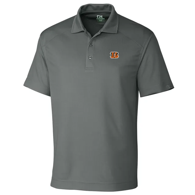 Cincinnati Bengals Cutter & Buck Prospect Textured Stretch Polo