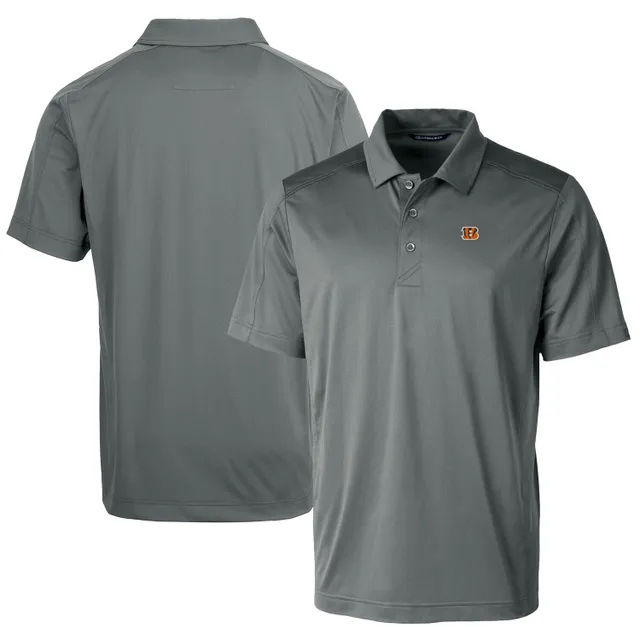 Lids Cincinnati Bengals Cutter & Buck Big Tall Prospect Textured Stretch  Polo - Orange