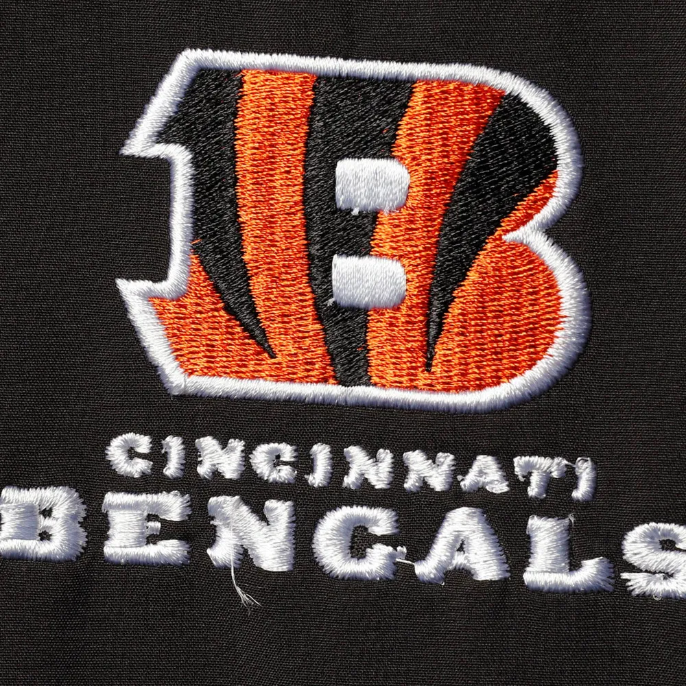 Men's Dunbrooke Black/Gray Cincinnati Bengals Big & Tall Alpha Full-Zip Hoodie Jacket