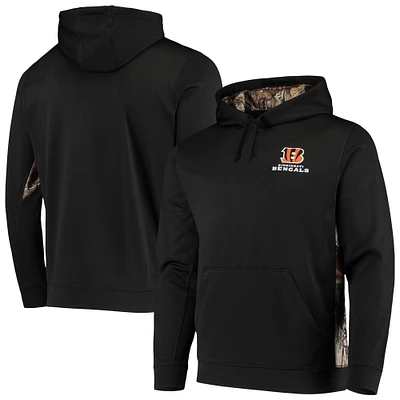 Men's Dunbrooke Black/Realtree Camo Cincinnati Bengals Logo Ranger Pullover Hoodie