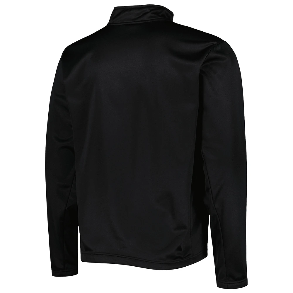 Men's Dunbrooke Black Cincinnati Bengals All-Star Tech Quarter-Zip Top