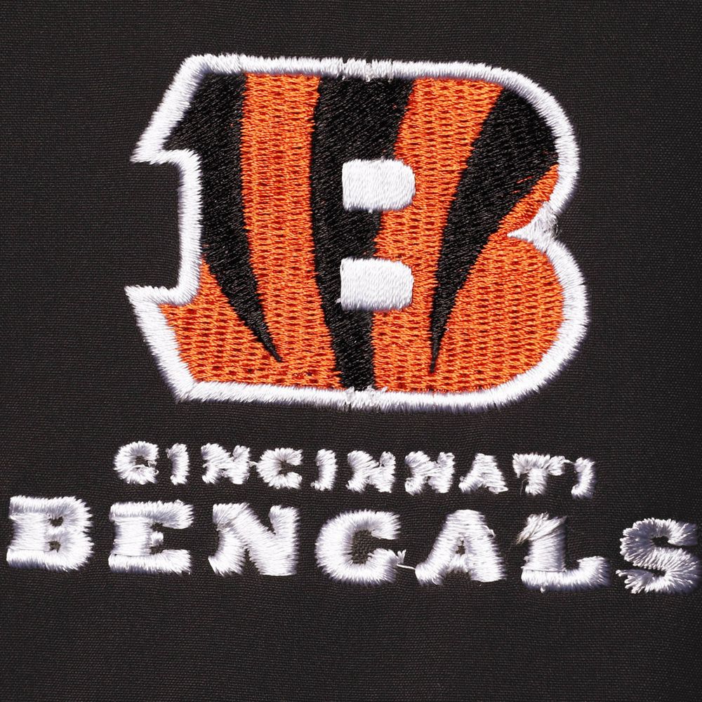 Men's Dunbrooke Black Cincinnati Bengals Big & Tall Sonoma Softshell Full-Zip Jacket