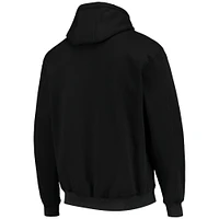 Men's Dunbrooke Black Cincinnati Bengals Craftsman Thermal-Lined Full-Zip Hoodie