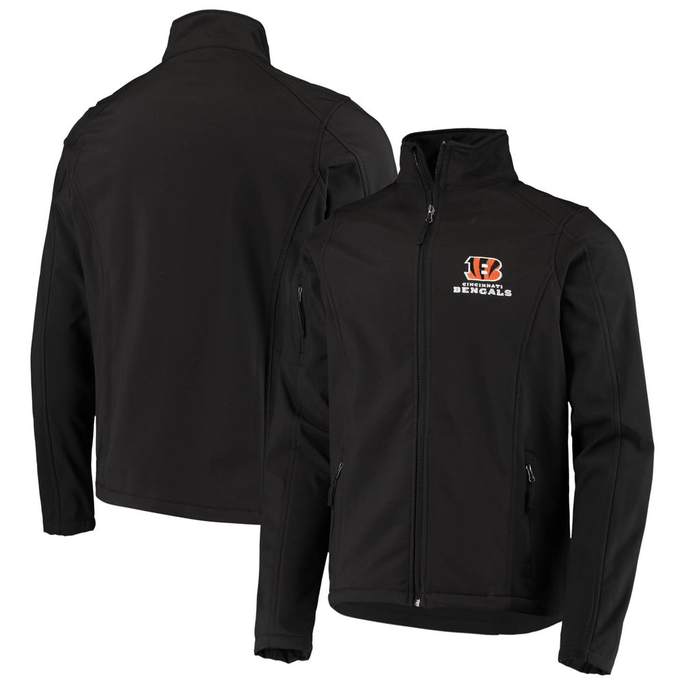 Men's Dunbrooke Black Cincinnati Bengals Sonoma Softshell Full-Zip Jacket