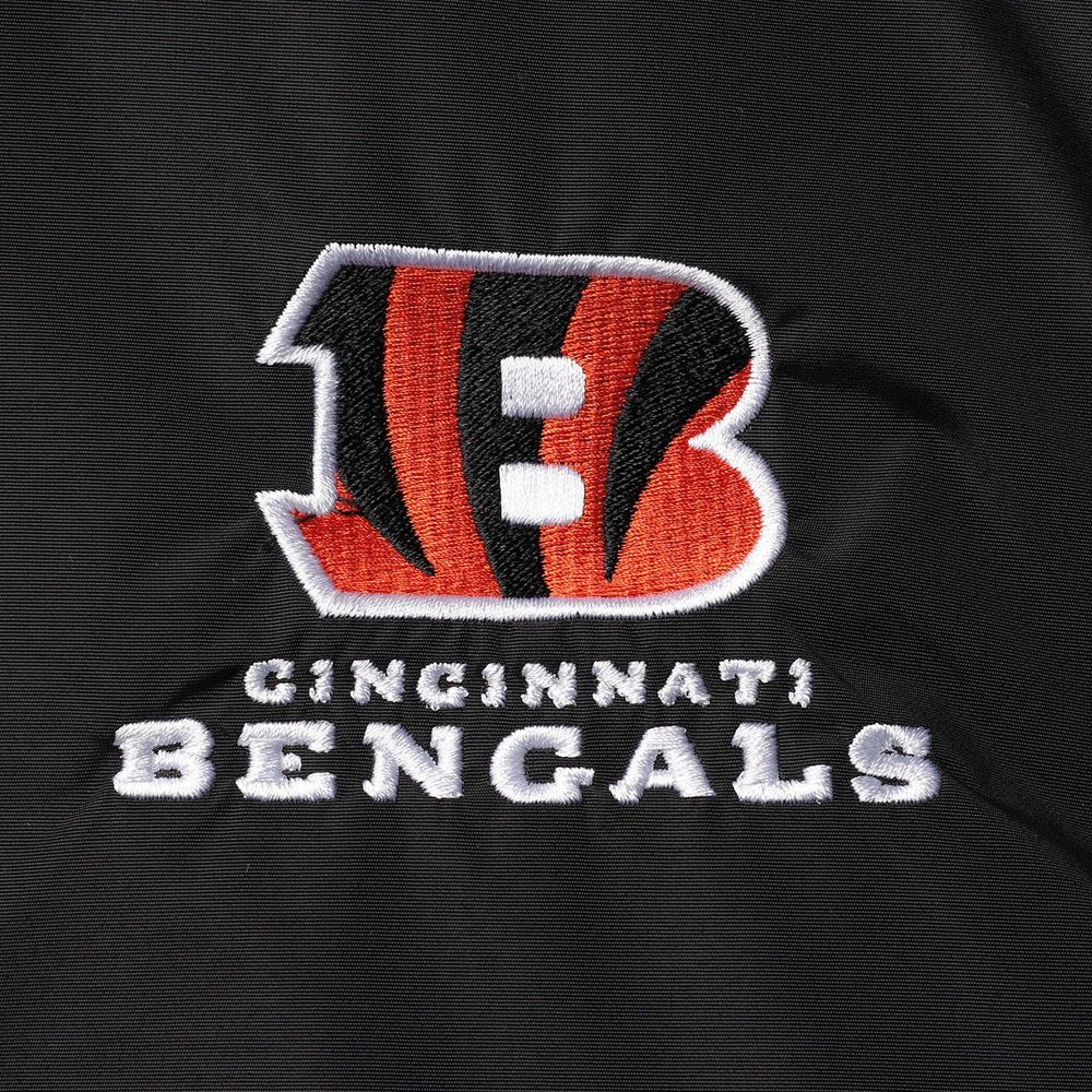 Men's Dunbrooke Black Cincinnati Bengals Triumph Fleece Full-Zip Jacket