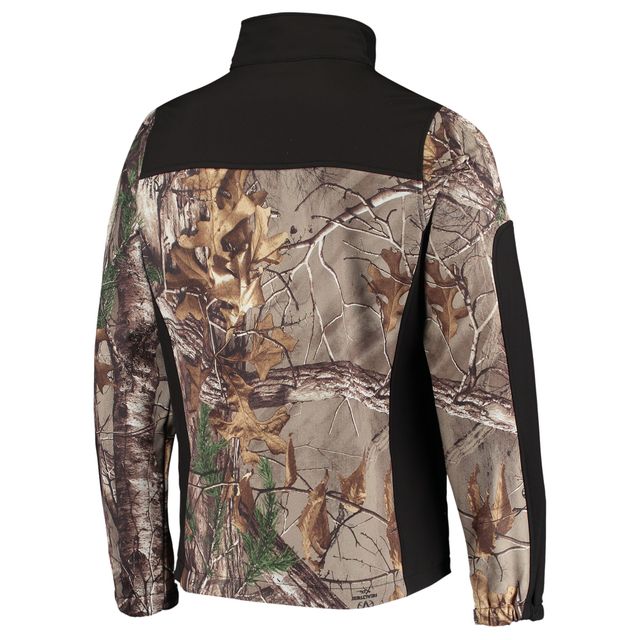 Blouson Softshell Full-Zip Dunbrooke Realtree Camo/Noir pour hommes Cincinnati Bengals Circle Hunter