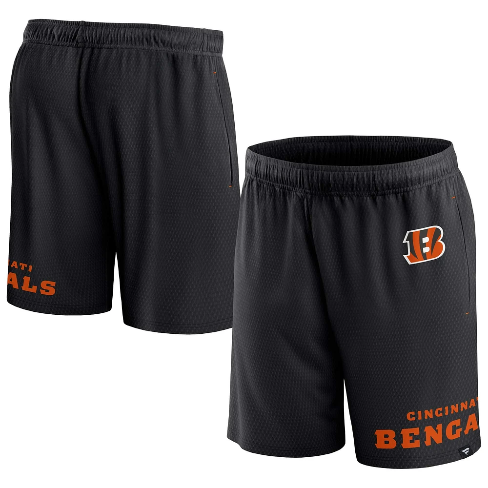 Fanatics pour hommes, noir, Cincinnati Bengals Clincher - Short