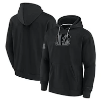 Men's Fanatics Black Cincinnati Bengals Elements Pace Fleece Pullover Hoodie