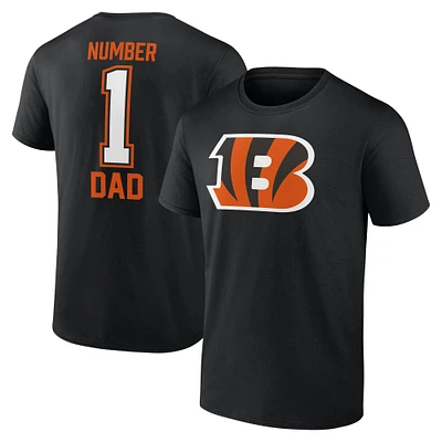 T-shirt noir pour la fête des pères Bengals de Cincinnati Fanatics hommes