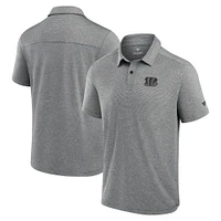 Polo technique noir Fanatics pour homme des Bengals de Cincinnati