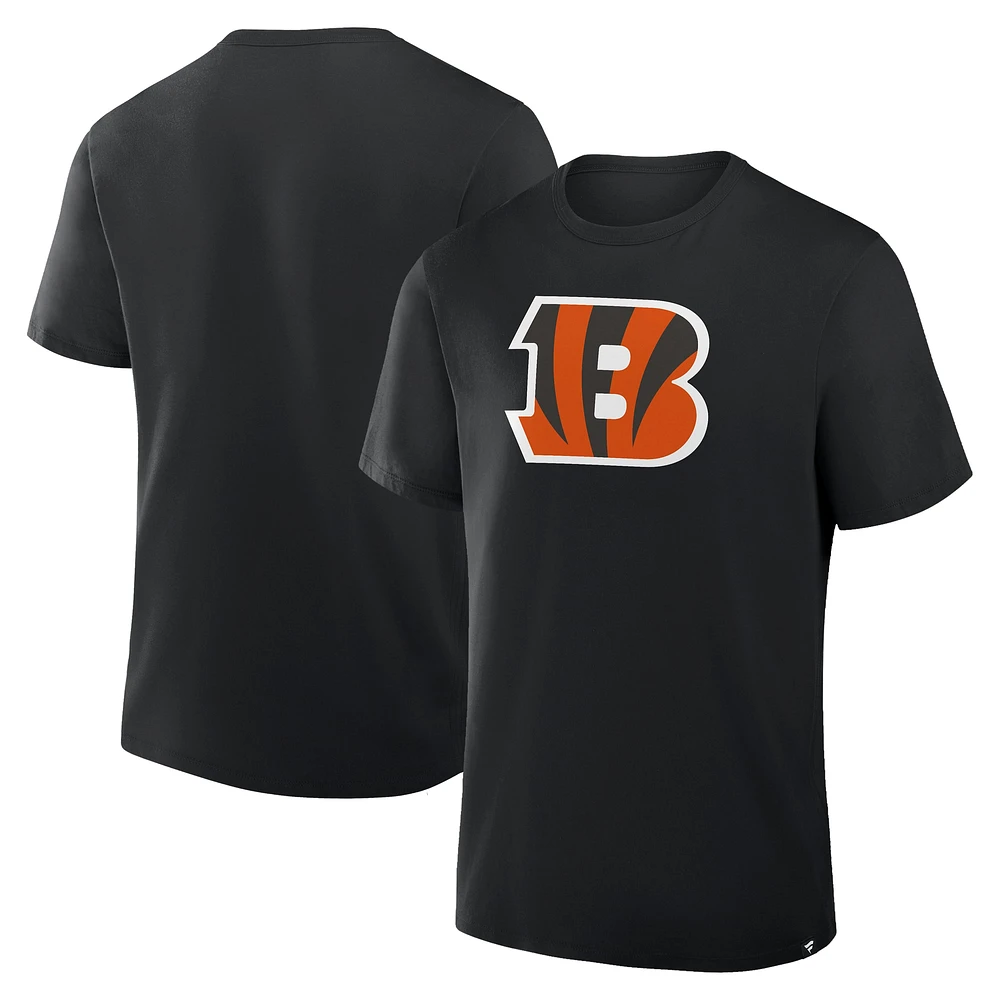 T-shirt en coton noir Legacy des Bengals de Cincinnati pour hommes Fanatics