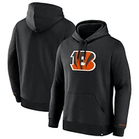 Sweat à capuche en polaire noir Cincinnati Bengals Legacy pour hommes Fanatics