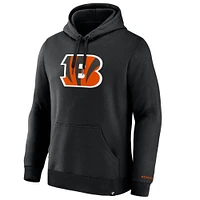 Sweat à capuche en polaire noir Cincinnati Bengals Legacy pour hommes Fanatics