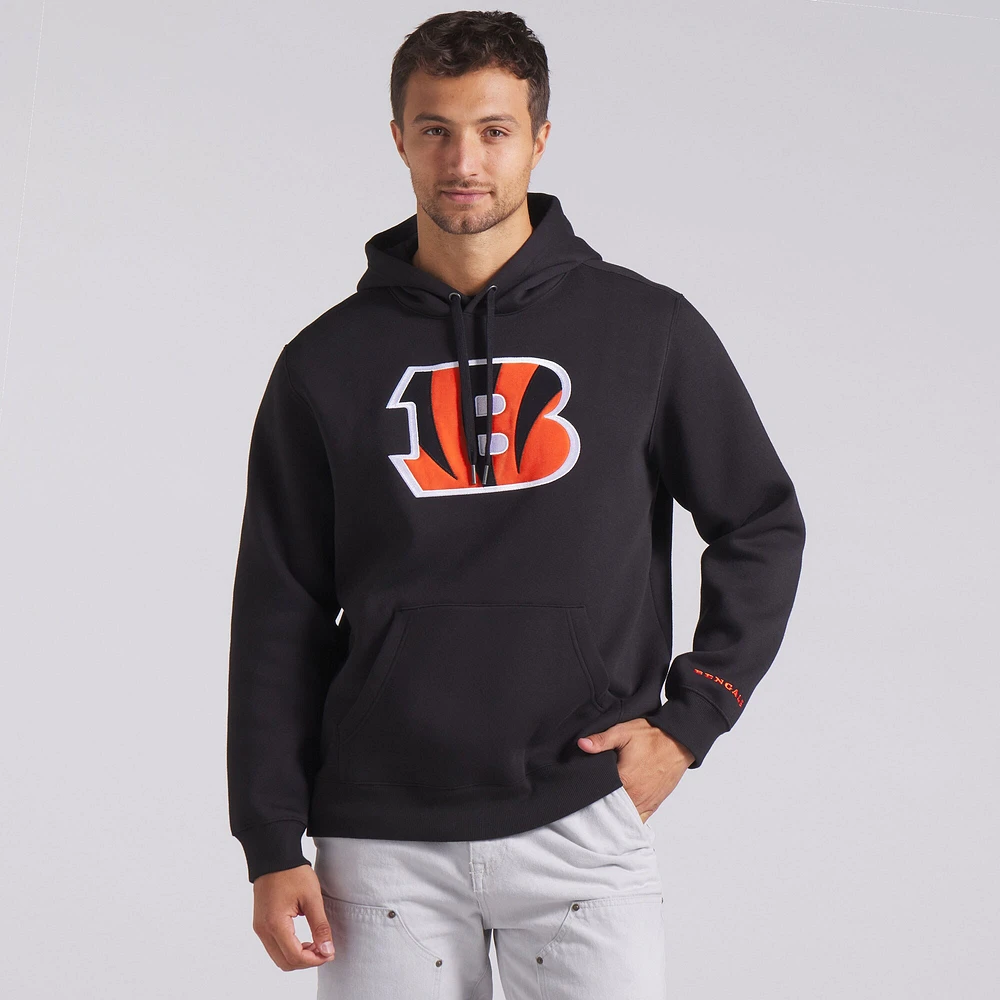 Sweat à capuche en polaire noir Cincinnati Bengals Legacy pour hommes Fanatics