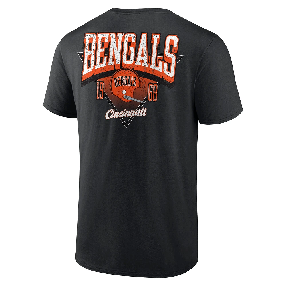 T-shirt noir pour homme Fanatics Cincinnati Bengals Never Over