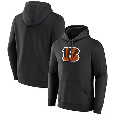 Sweat à capuche en polaire avec logo principal des Bengals de Cincinnati Fanatics pour hommes