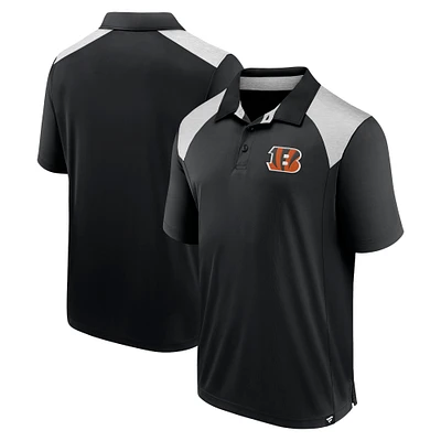 Men's Fanatics Black Cincinnati Bengals Primary Polo