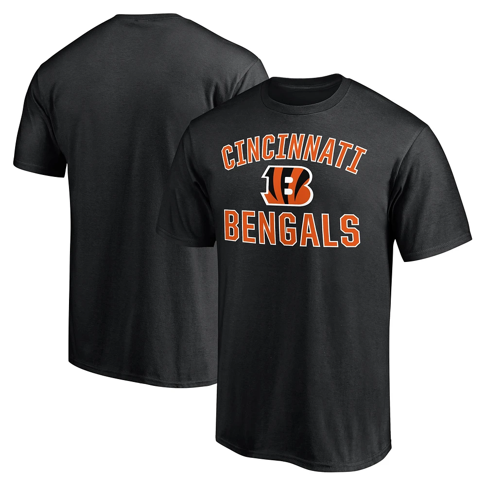 T-shirt noir Fanatics Victory Arch pour homme des Bengals de Cincinnati