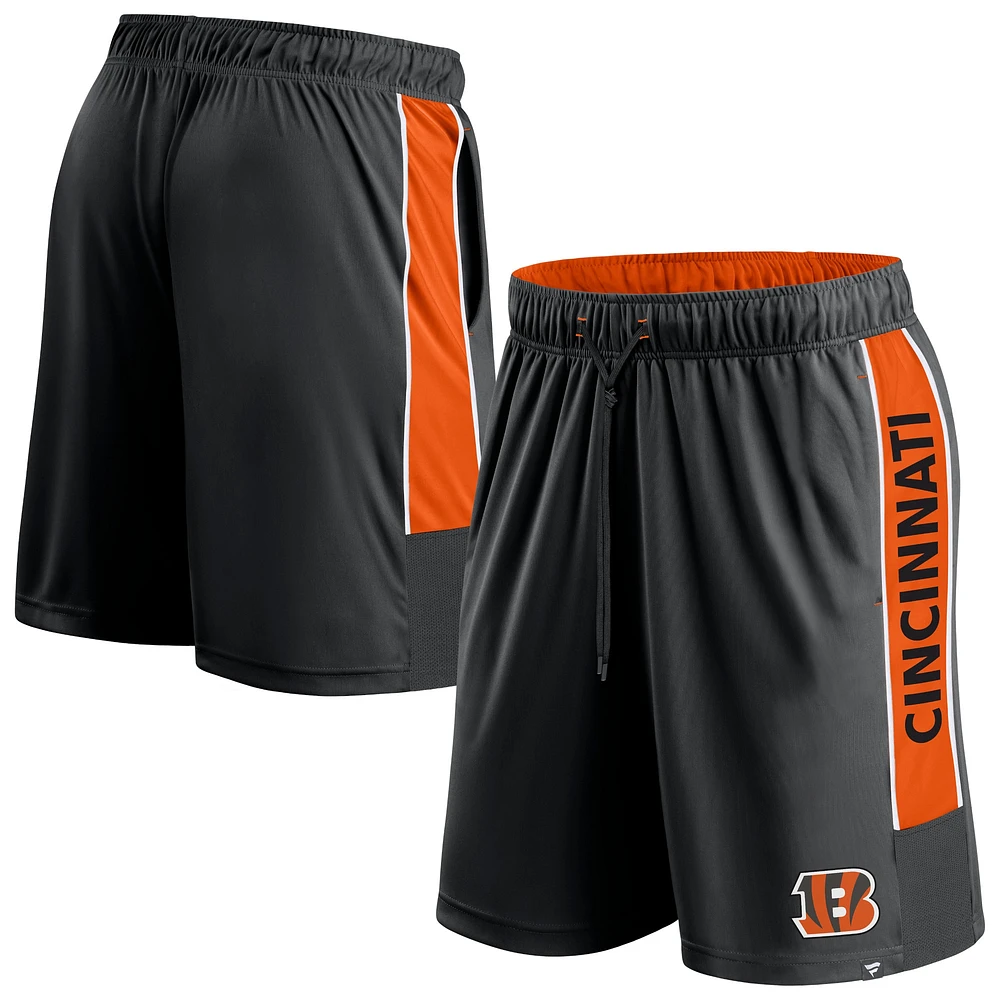 Men's Fanatics Black Cincinnati Bengals Win the Match Shorts