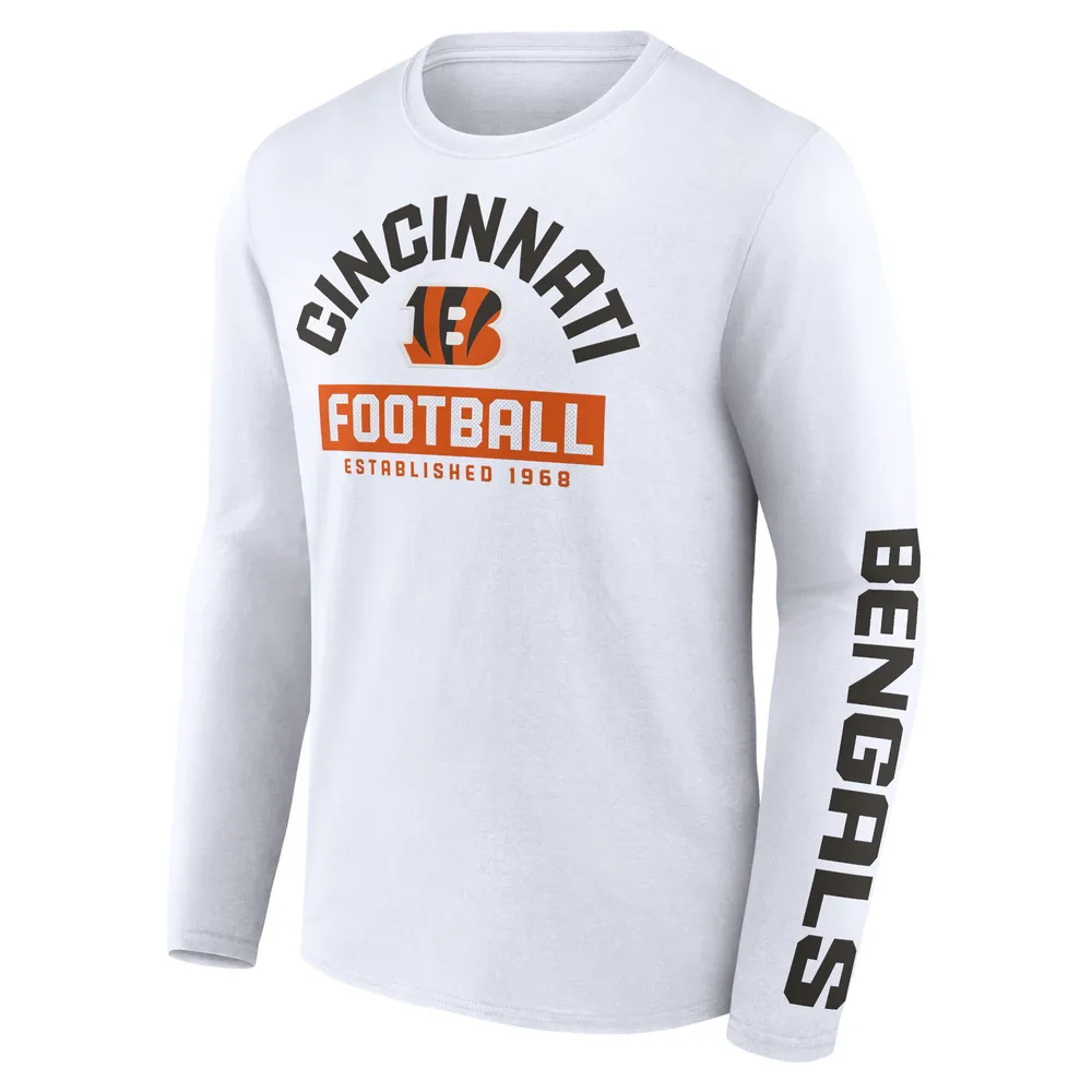 Cincinnati Bengals NFL Black Long Sleeve T-Shirt Men's 2XL