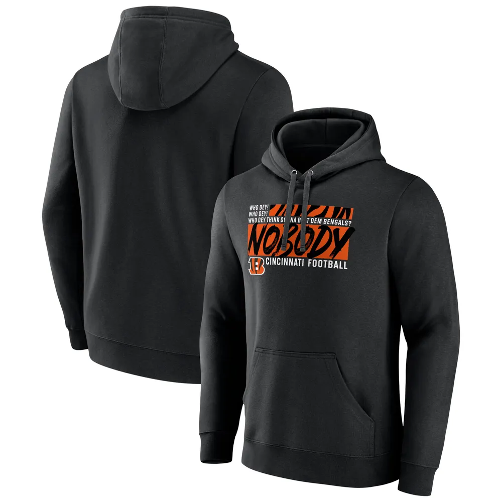 47 Brand / Men's Cincinnati Bengals 'Who Dey' Grey Pullover Hoodie