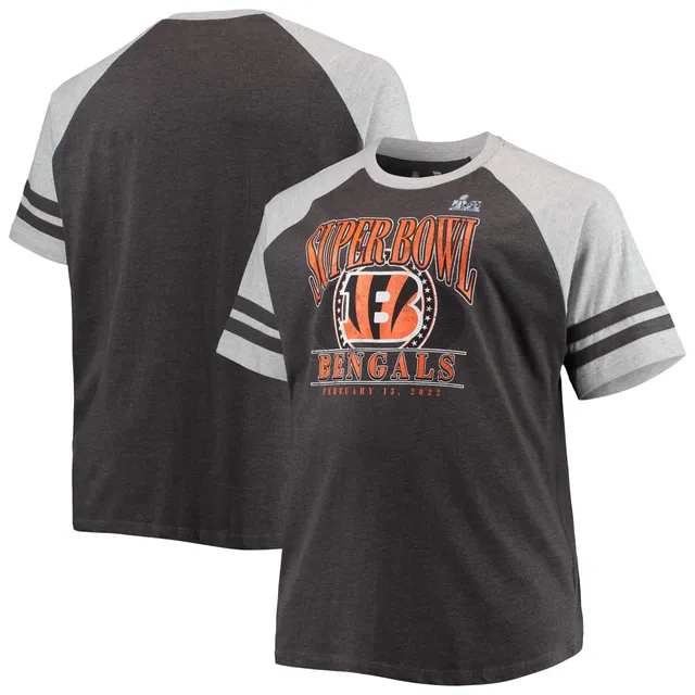 Men's Fanatics Branded Black Cincinnati Bengals vs. Los Angeles Rams Super  Bowl LVI Matchup Tickets Please T-Shirt