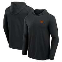 T-shirt à capuche manches longues Fanatics gris Cincinnati Bengals Front Office Power Mono pour hommes