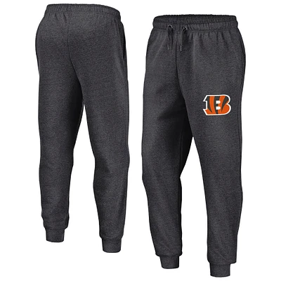 Pantalon de jogging en polaire Boost Fanatics Heather Charcoal Cincinnati Bengals pour homme