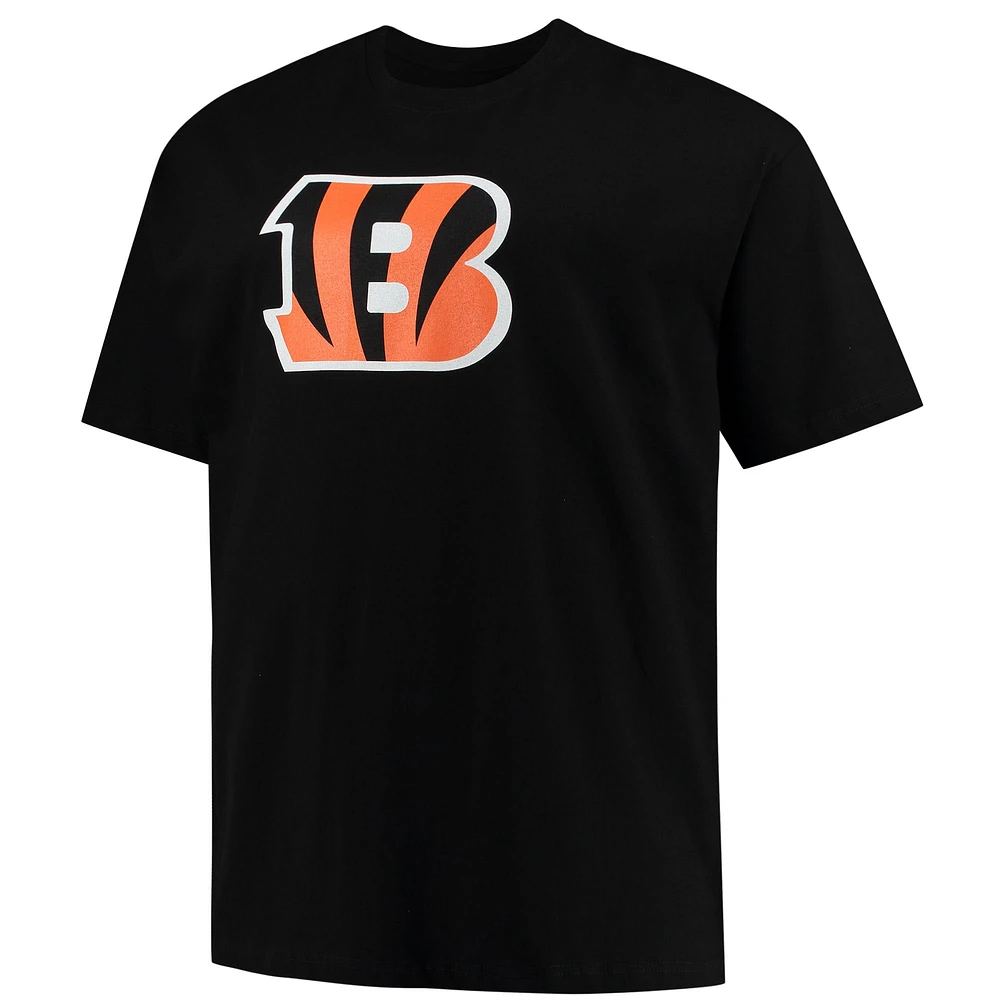 T-shirt noir avec nom et numéro de joueur Fanatics Joe Burrow des Bengals Cincinnati pour hommes