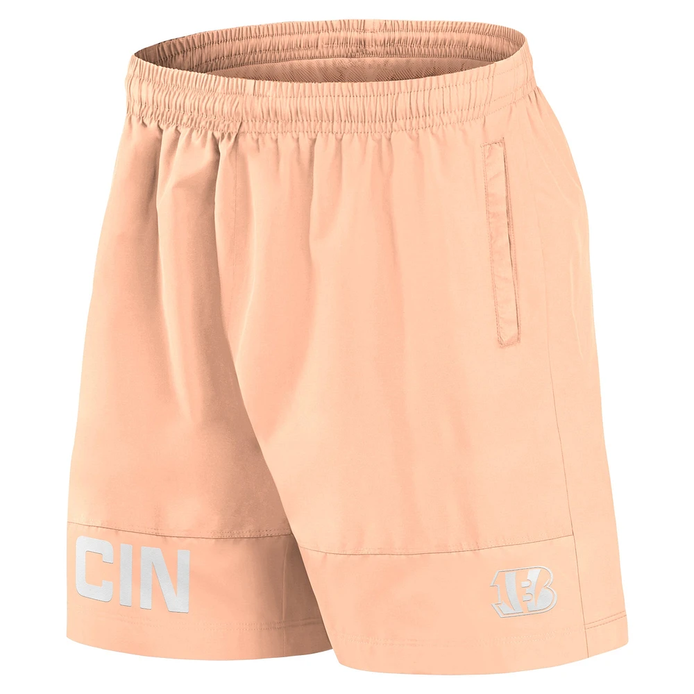 Men's Fanatics Light Pink Cincinnati Bengals Elements Shorts