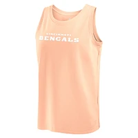 Débardeur rose clair Fanatics Cincinnati Bengals Elements pour hommes