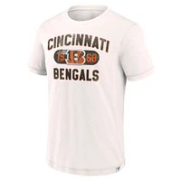 T-shirt blanc Fanatics Act Fast pour homme des Bengals de Cincinnati