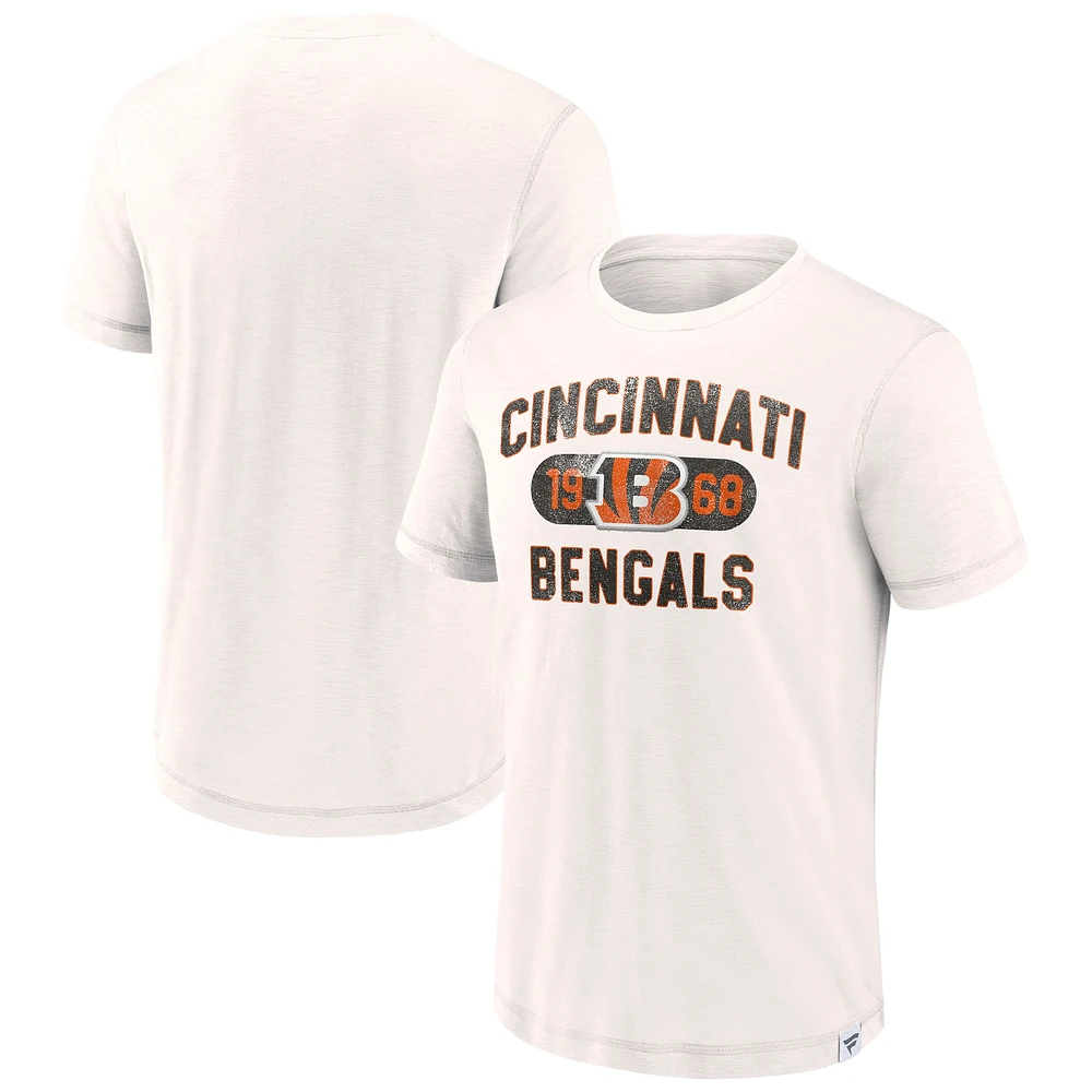 Men's Fanatics  White Cincinnati Bengals Act Fast T-Shirt