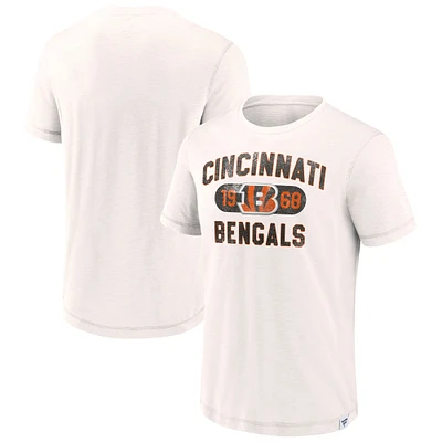 T-shirt blanc Fanatics Act Fast pour homme des Bengals de Cincinnati