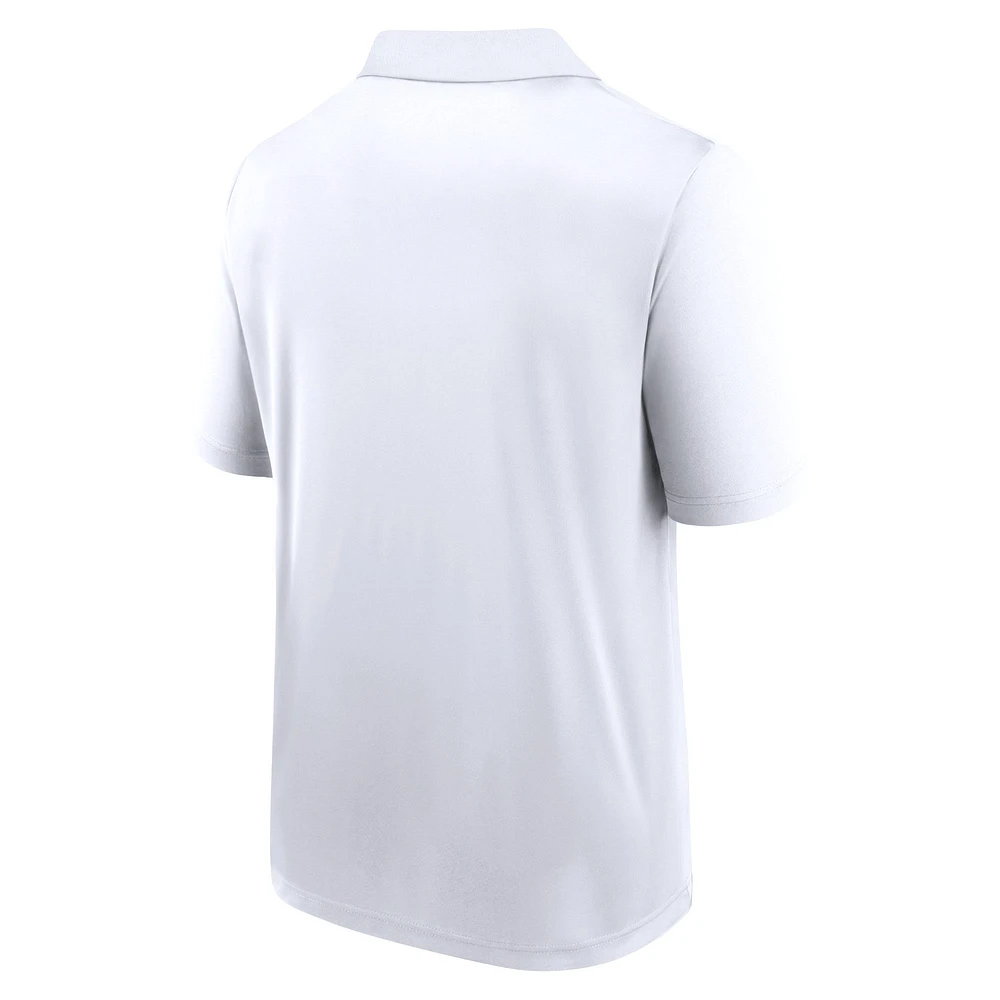 Polo sublimé blanc Big & Tall Fanatics pour hommes des Bengals de Cincinnati