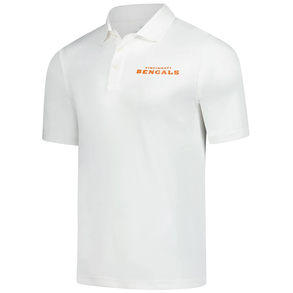 Men's Fanatics  White Cincinnati Bengals Polo