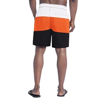 Men's G-III Sports by Carl Banks  Black/Orange Cincinnati Bengals Sunrise Volley Swim Shorts
