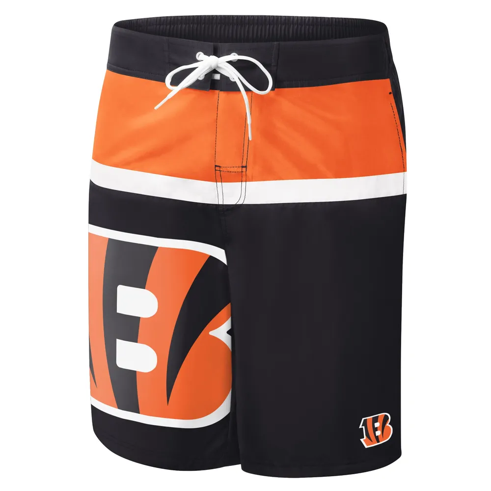 Maillot de bain G-III Sports by Carl Banks Cincinnati Bengals Sea Wind pour homme - Noir