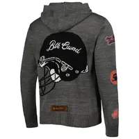 Cincinnati Bengals x BlaCkOWned Stripes Don't Come Easy Pullover Hoodie -  Gray