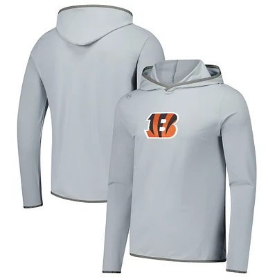 T-shirt à capuche manches longues pour homme Greyson Clothiers, gris, Cincinnati Bengals, Colorado