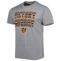 Men's Homage Gray Cincinnati Bengals Victory Monday Tri-Blend T-Shirt