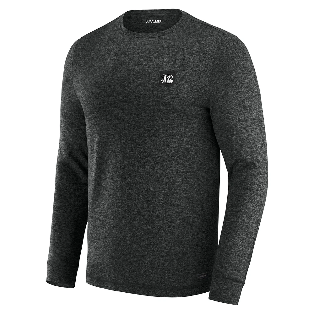 Men's J. Palmer Black Cincinnati Bengals Four Down Long Sleeve T-Shirt