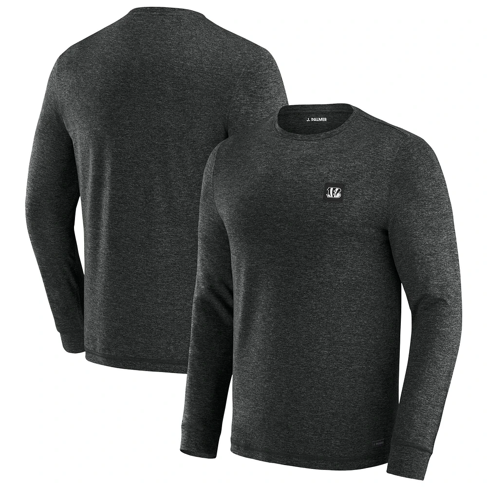 Men's J. Palmer Black Cincinnati Bengals Four Down Long Sleeve T-Shirt