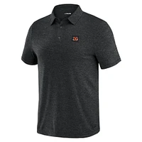 Polo noir à quatre points Cincinnati Bengals J. Palmer pour homme