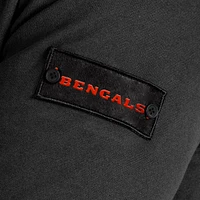Men's J. Palmer Black Cincinnati Bengals QB1 Full-Zip Sweatshirt